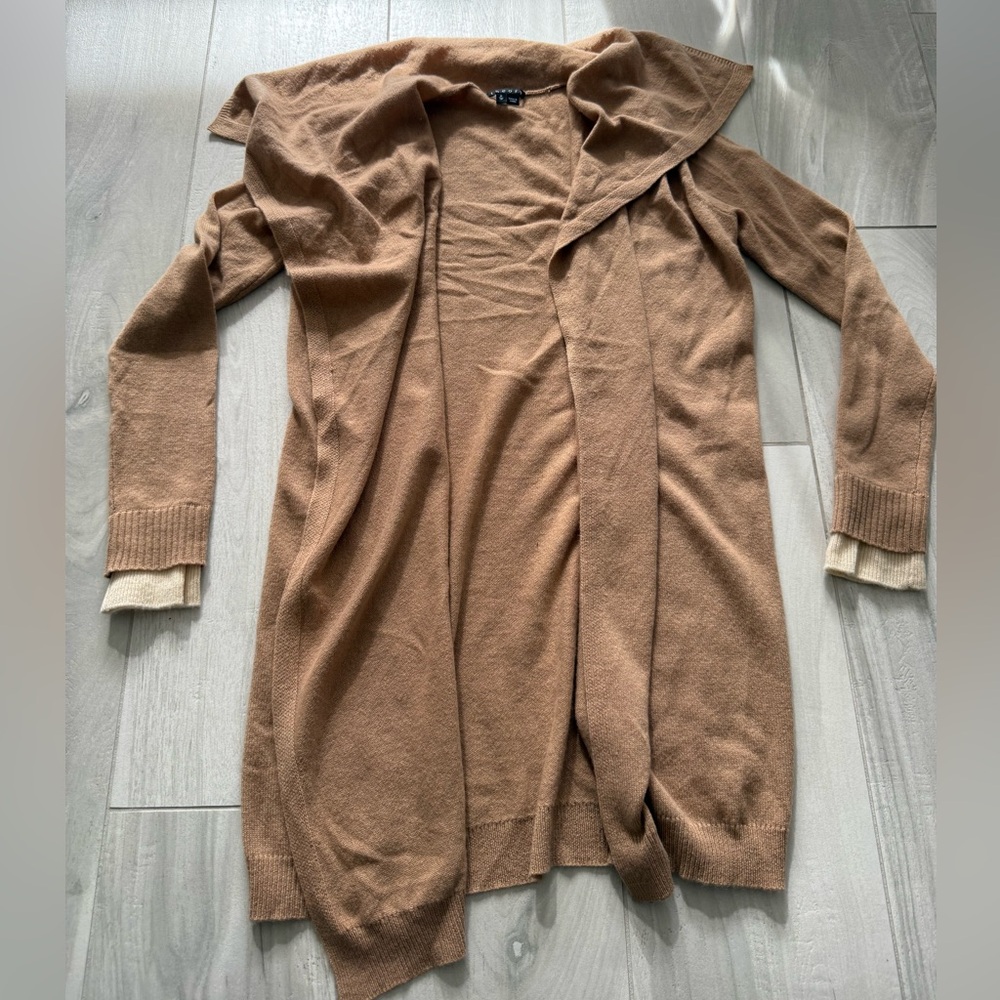 Theory 100% Cashmere Open Front Cardigan Size Petite - Picture 8 of 8